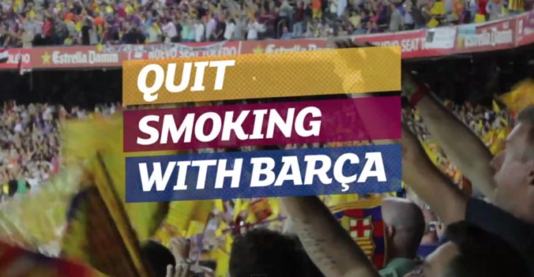 Renunta la fumat cu Barcelona